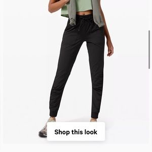 Only worn once! High waisted lululemon Beyond the Studio Jogger size 2.